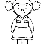 coloriage T’choupi à imprimer pour enfant de 3 ans