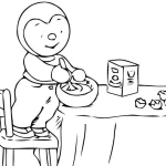 coloriage T’choupi de pour enfants