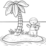 coloriage T’choupi à imprimer gratuitement pdf