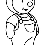 coloriage T’choupi educatif pour enfant