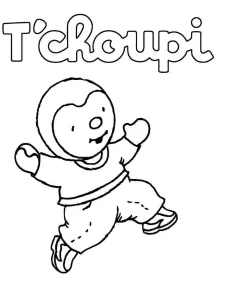 imprimer coloriage T’choupi