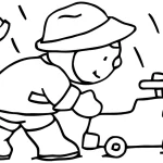 coloriage T’choupi pour enfants a imprimer gratuit