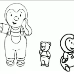 coloriage T’choupi pour enfants