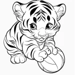 coloriage Tigre à imprimer