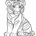 coloriage Tigre d