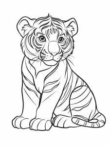 coloriage Tigre d