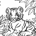 coloriage Tigre et dessins