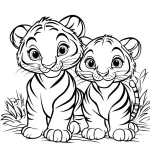 coloriage Tigre a colorier en ligne