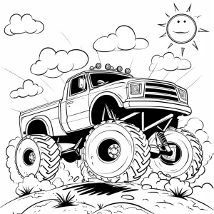coloriage Tracteur a colorier en ligne gratuitement