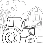 coloriage Tracteur en ligne