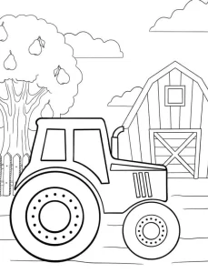coloriage Tracteur en ligne