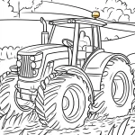 coloriage Tracteur en ligne