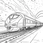 coloriage Train en ligne
