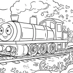 télécharger coloriage Train gratuit