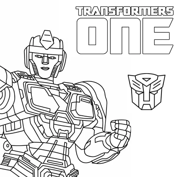 Tranh tô màu Transformers One