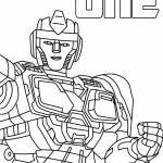 coloriage Transformers One pour enfant à imprimer