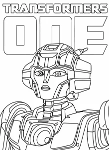 coloriage Transformers One à imprimer gratuitement pdf