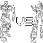 coloriage Transformers One à imprimer pour enfant de 9 ans