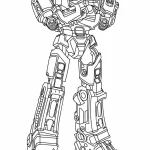 coloriage Transformers One à imprimer a4