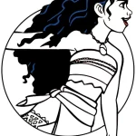 coloriage Vaiana a colorier en ligne gratuitement