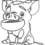 coloriage Vaiana et decoupage a imprimer gratuit