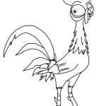 coloriage Vaiana à imprimer gratuit