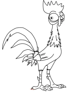 coloriage Vaiana à imprimer gratuit