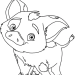 coloriage Vaiana pour enfant de 8 ans
