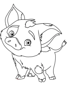 coloriage Vaiana pour enfant de 8 ans