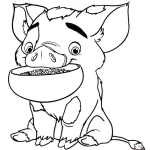coloriage Vaiana pour enfant a imprimer gratuit