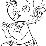 coloriage Vaiana pour enfants à imprimer