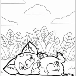 coloriage Vaiana et dessin a imprimer