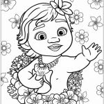 imprimer coloriage Vaiana pour enfant