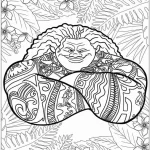 coloriage Vaiana à imprimer pour enfant de 9 ans