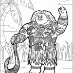 coloriage Vaiana à imprimer gratuitement