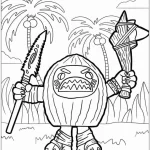 coloriage Vaiana à imprimer pour enfants