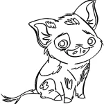 coloriage Vaiana à imprimer pdf gratuit