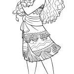coloriage Vaiana et dessins