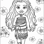 imprimer coloriage Vaiana
