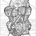 coloriage Vaiana pour enfant de 3 ans