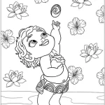 coloriage Vaiana en ligne