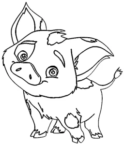 coloriage Vaiana d