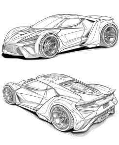 coloriage Voiture a dessiner en ligne