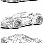 coloriage Voiture à imprimer pdf gratuit
