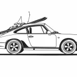 coloriage Voiture en ligne pour enfant