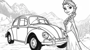 télécharger coloriage Voiture gratuit
