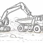 coloriage Voiture educatif pour enfant