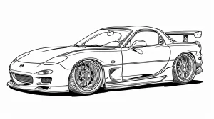 coloriage Voiture a imprimer gratuit