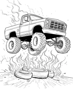 coloriage Voiture pour enfants à imprimer