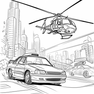 coloriage Voiture pour enfant à imprimer